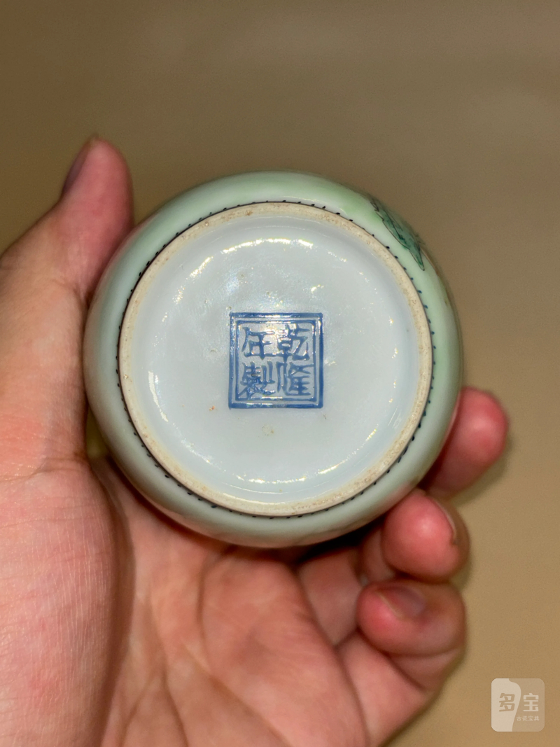 民国 珐琅彩红楼梦灯笼瓶 - 图8